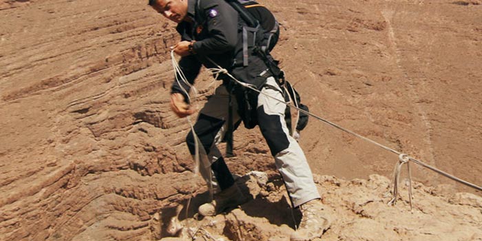 Bear Grylls Uses LOWA Zephyr Desert Boots