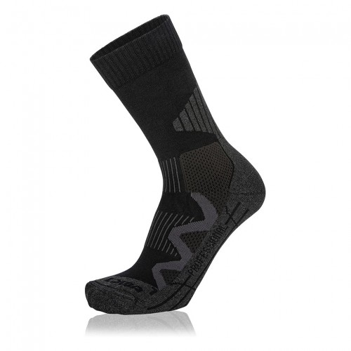 LOWA socks in black on a white background