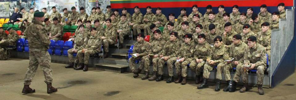 Royal Marine Cadets At The Gibraltar Cup